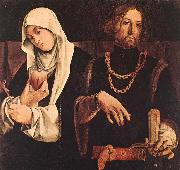 Lorenzo Lotto Sts Catherine of Siena and Sigismund painting